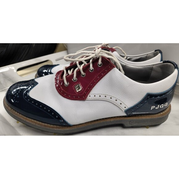 RARE Footjoy 1857 Mens Golf Shoes Exclusive Classics Size 8 - Picture 3 of 10